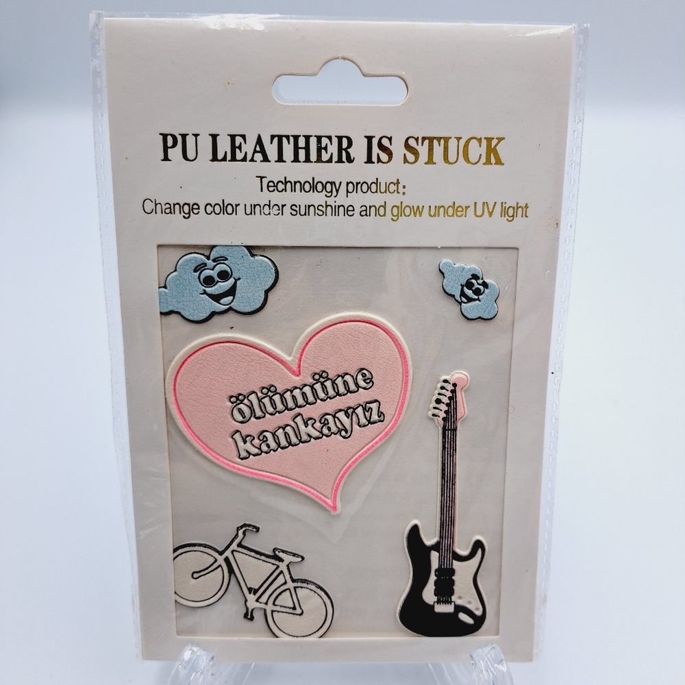 Color-Changing PU Leather Stickers